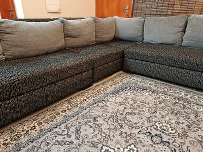 7 Seater L Shaped Sofa Set