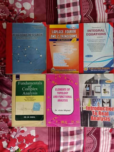 Books for sale For Bs Mathematics Bs levels and other  (0328+6498423)