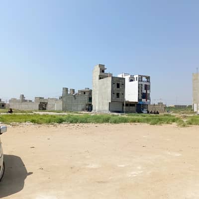 120 Square Yard Leased + Map Forwarded Plot For Sale IN SAADI GARDEN Block 1
