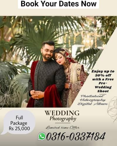Wedding Photoshoot & Videography | Digital Album