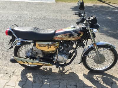Gold Edition Honda 125 Self Start Immaculate Condition