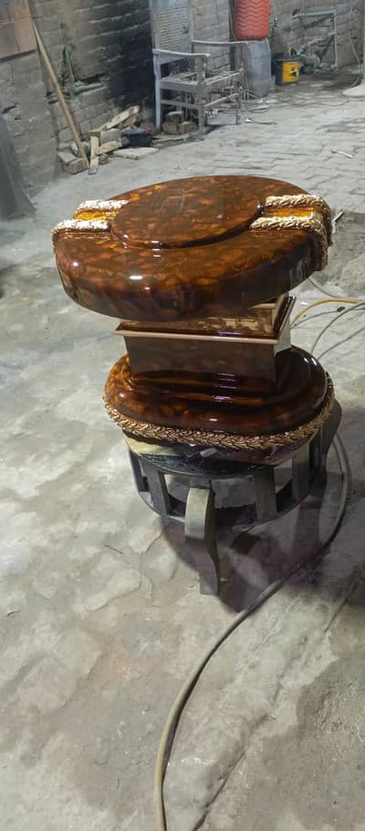 LCD rack and Centre table wood colour