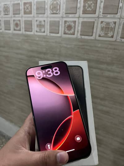 Iphone 16 pro max with Box