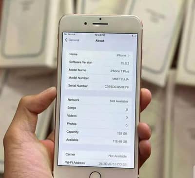iphone 7 plus 128 GB my WhatsApp number 03 20 24 100 47