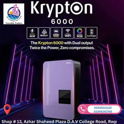 Knox Krypton 6000 4KW Hybrid Solar Inverter With PV 6000