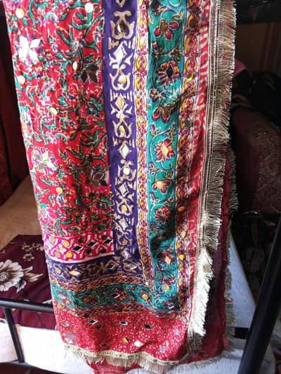 Multi Colour Mirror showl