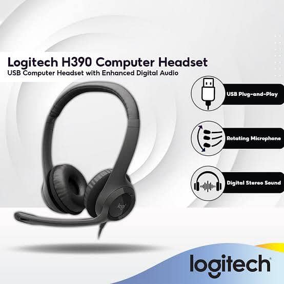 H390 Logitech Headset Global Version 3