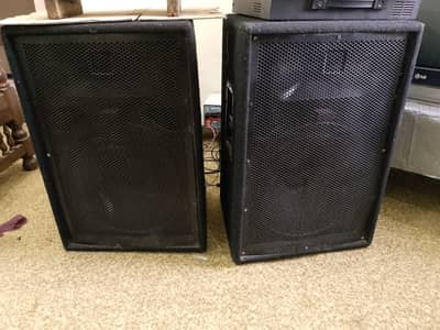 dj sound system  mixer with 15 inch speaker