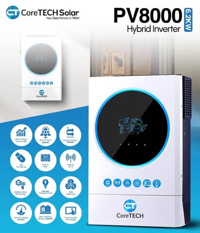 coretech hybrid inverter 6.2 kw / hole sale rates