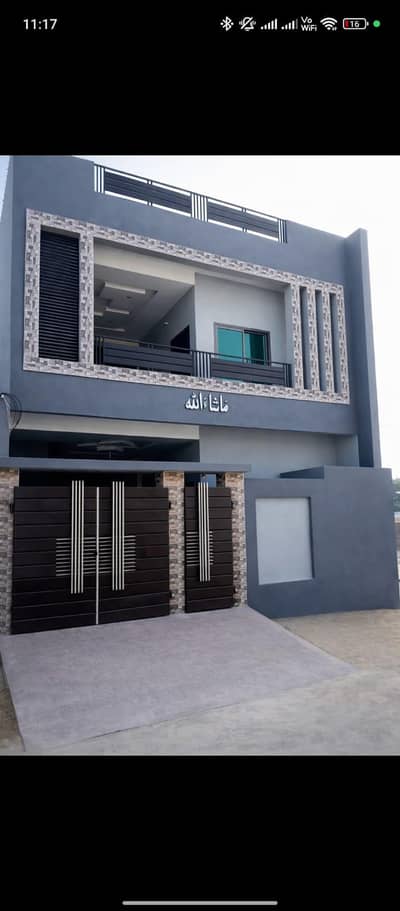 "5  MARLA DOUBLE STORY LUXURIOUS HOUSE  FOR SALE  IN IFTKHAR , BLOCK