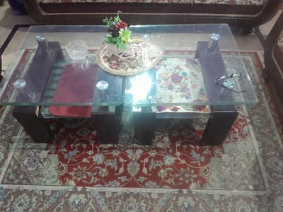 sofa set 5 seater. 2 Tabels . and Dining table for  sale