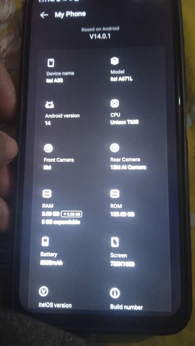 itel A80