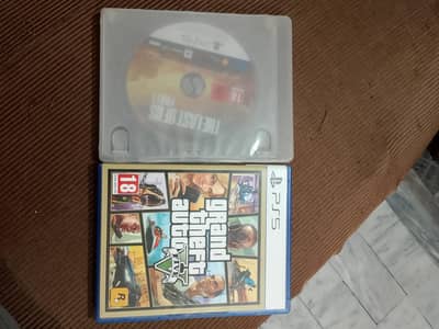 (GTA 5 and LAST OF US)  for ps5