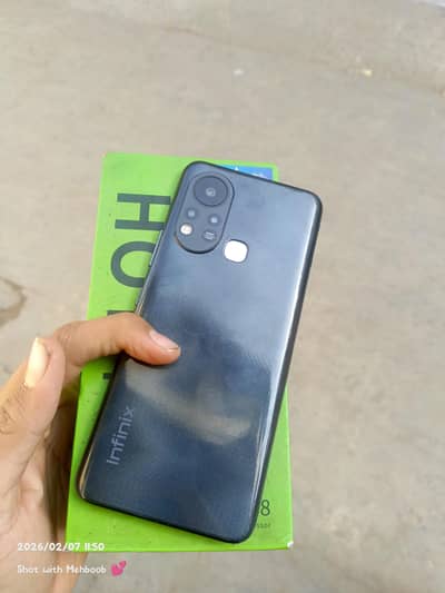 Infinix hot 11s 6/128 GB with box and charger exchange possible