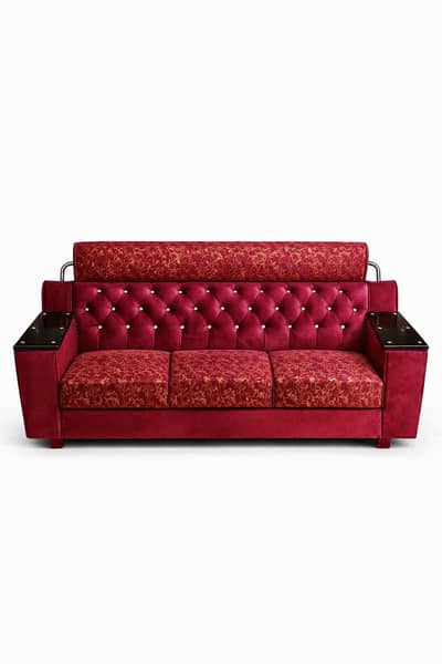 5 Seater Sofa Set for Sale | Heavy Quality | Red Color