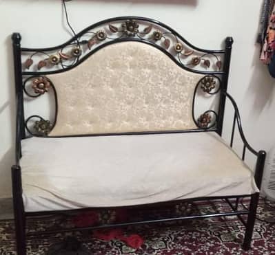 FOR SALE: Complete 6-Piece Luxury Iron  Bedroom Set with Spring Matres