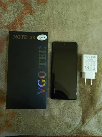 VGO TEL Note 23 256gb 8gb Excellent Condition (Under Warranty)