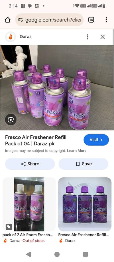 fresco air freshener 300 ml