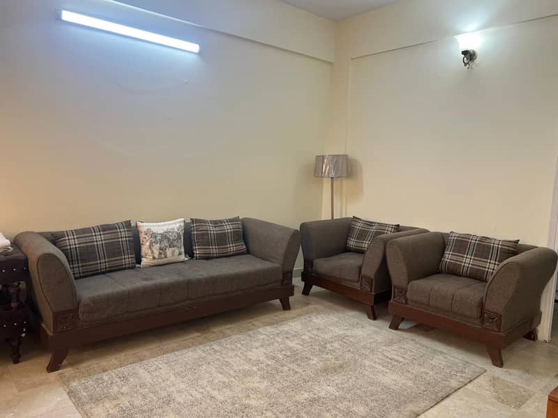 5 Seater Solid Wood Sofa Set 0