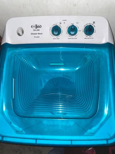super asia 12kg washing machine like new