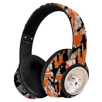 AKZ-36 Creative Graffiti Wireless Bluetooth 5.3 Headphones with HI-FI