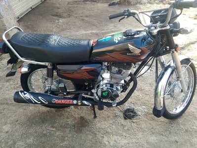 Honda 125 lush bik