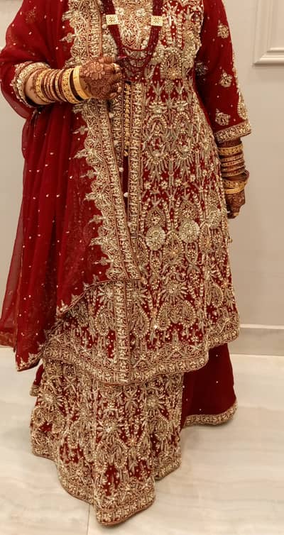 Beautiful shadi day dress only 60 k