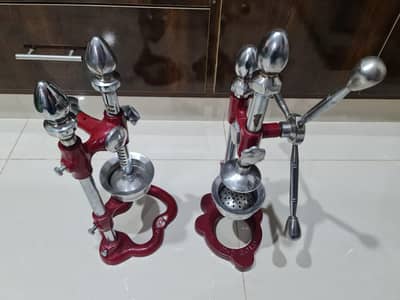 2x Manual Juicer Machines on Reasonable Rate