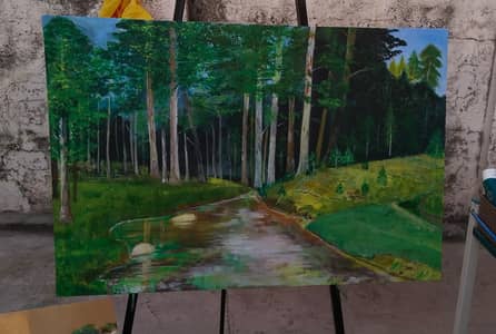 Hand made oil painting