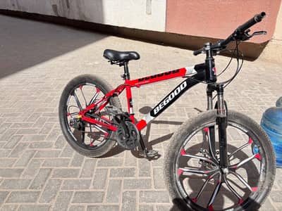 BEGOOD BYCYLE  alloy rim, dics brake,front gear 3,back 7, shock unlock