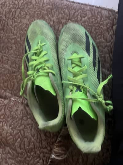 Original Adidas X speed prortal football shoes,1 year used studs