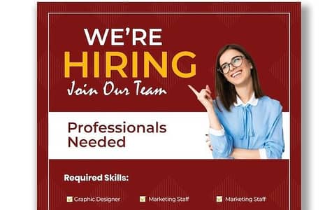 Marketing Staff Required (female)