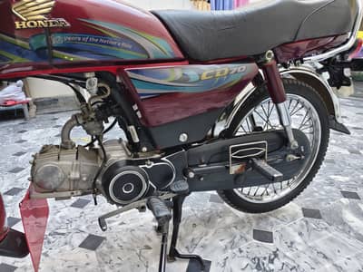 Honda CD 70 with complete File and orignal Smart card