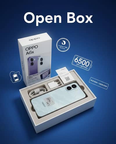 New Open Box Oppo A6x