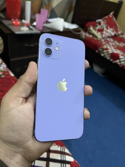 iPhone 12 (128GB) Purple – Open Box | 100% Battery Health | Brand New