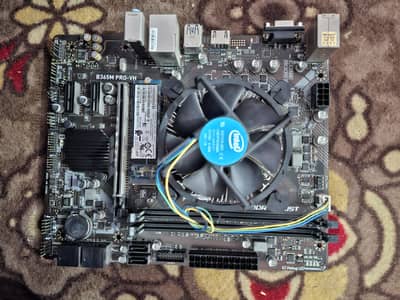 core i5 9400f cpu and msi b365 motherboard combo