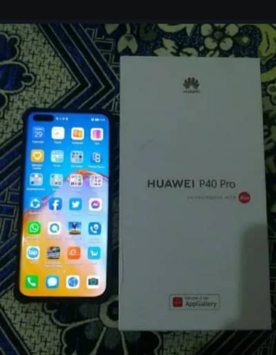 Huawei p40 pro dual sim official PTA approved with box charger