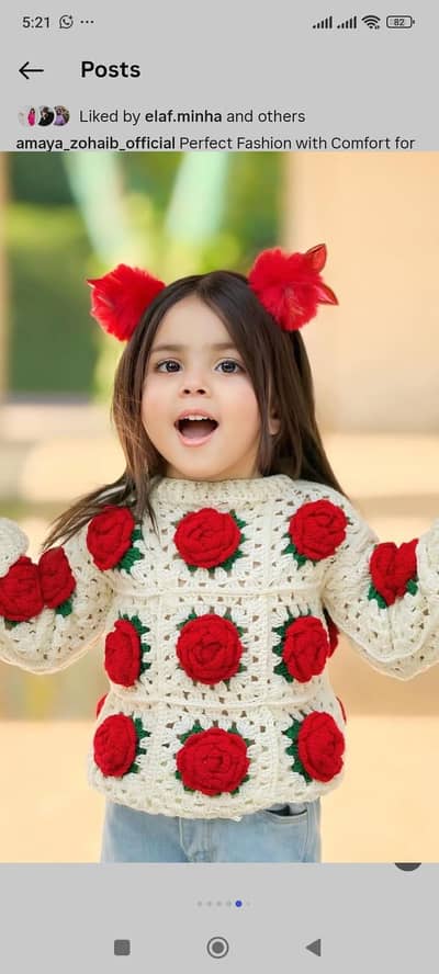 Hand made baby frock