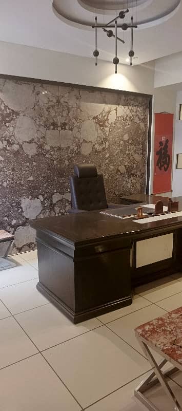PHASE 6 VIP LAVISH FURNISHED OFFICE FOR RENT NEAR TO MAN SABA AVENUE 24/7 ACCESS WITH LIFT
