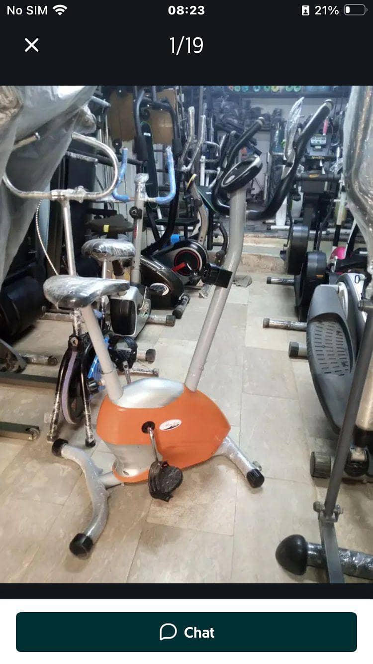 Exercise ( Elliptical cross trainer) cycle 7