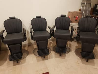 4 Pieces of Saloon Chairs for Man