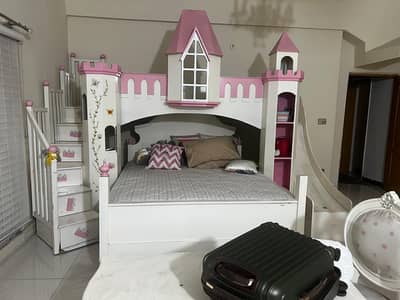 Kinder Kraft Castle Bed (Stairs+Slide)