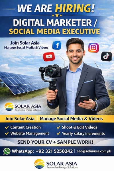 Digital Marketer / Social Media & Website Manager (Fresh)