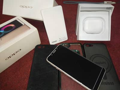 Oppo A83 , Air pods Pro 2nd generation and Kokiri 4000 mAh Power bank