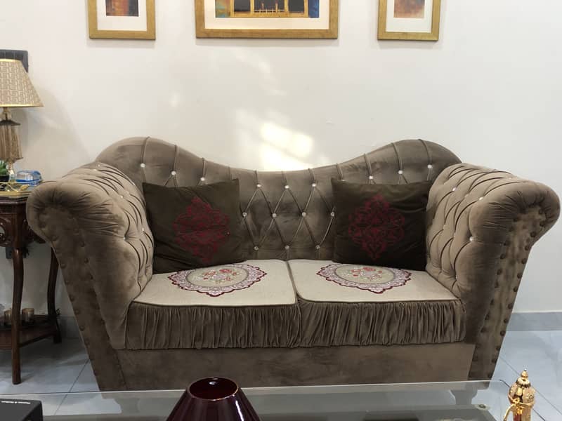 Sofa set with devan 1