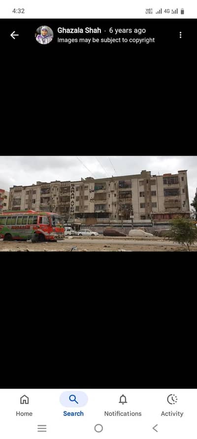 Sara Avenue Flat for Sale Bed Room Apartment For Sale with Roof 35 Lac