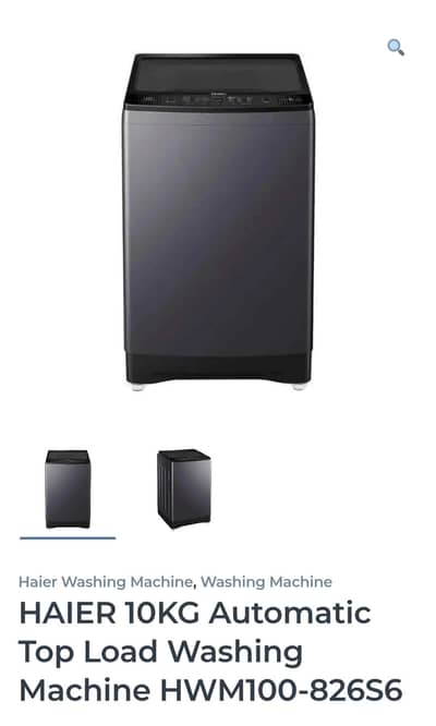 haier automatic machine 10 kg