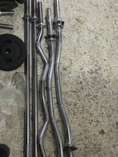 home gym plates with rods