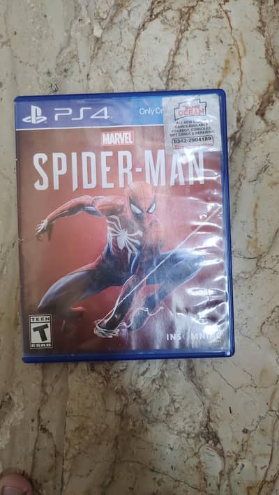 PS4 GAME SPIDER-MAN EXCHANGE ONLY GTA V OR PRICE 2500