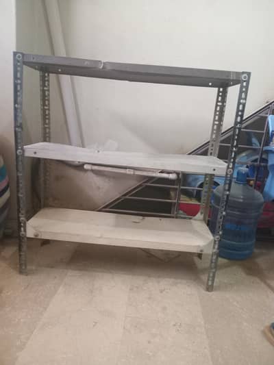 3×3 aluminum iron stand with 3 shelves